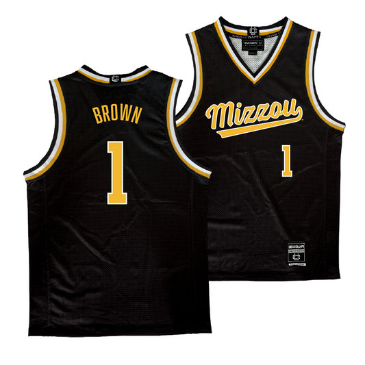Mizzou Men's Basketball Black Jersey - Kaleb Brown | #1