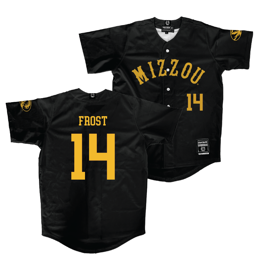 Mizzou Baseball Black Jersey - Isaiah Frost | #14