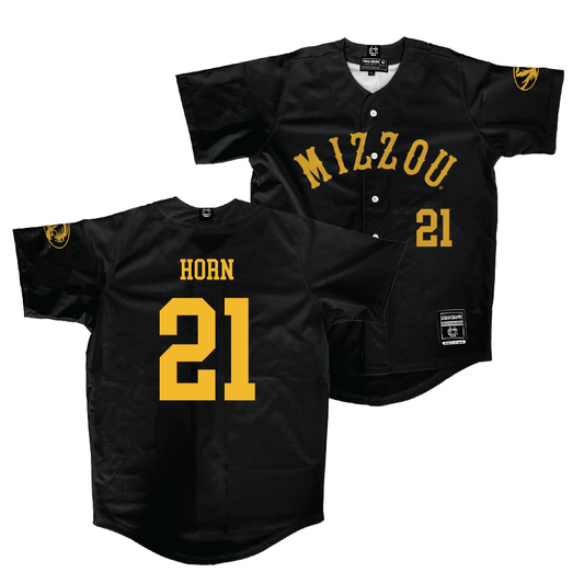 Mizzou Baseball Black Jersey - Samuel Horn | #21