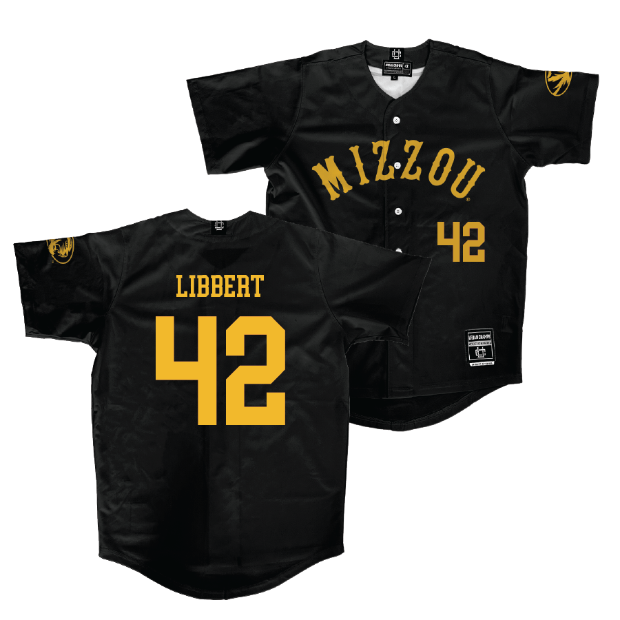 Mizzou Baseball Black Jersey - Wil Libbert | #42