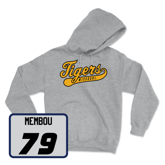 Sport Grey Football Script Hoodie Youth Small / Armand Membou | #79