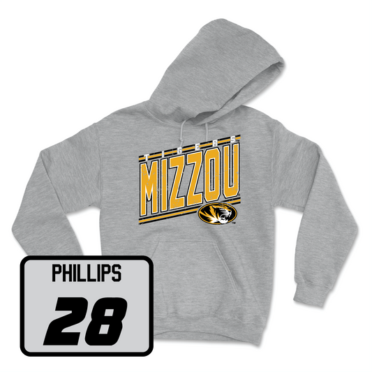Sport Grey Softball Vintage Hoodie Youth Small / Chantice Phillips | #28