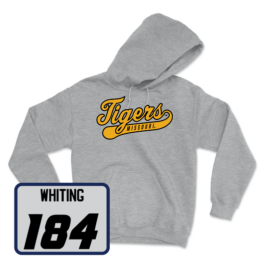 Sport Grey Wrestling Script Hoodie Youth Small / Clayton Whiting | #184