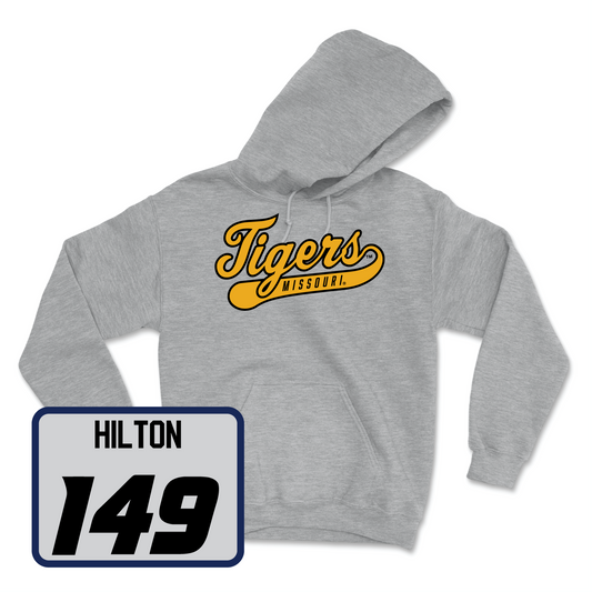 Sport Grey Wrestling Script Hoodie Youth Small / Easton Hilton | #149