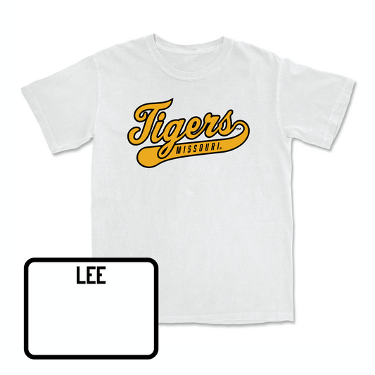White Track & Field Script Comfort Colors Tee Youth Small / Ethan Lee