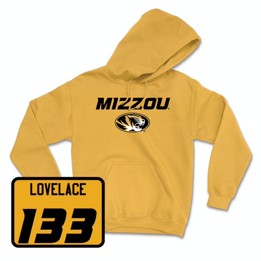 Gold Wrestling Mizzou Hoodie Small / Eric Lovelace | #133