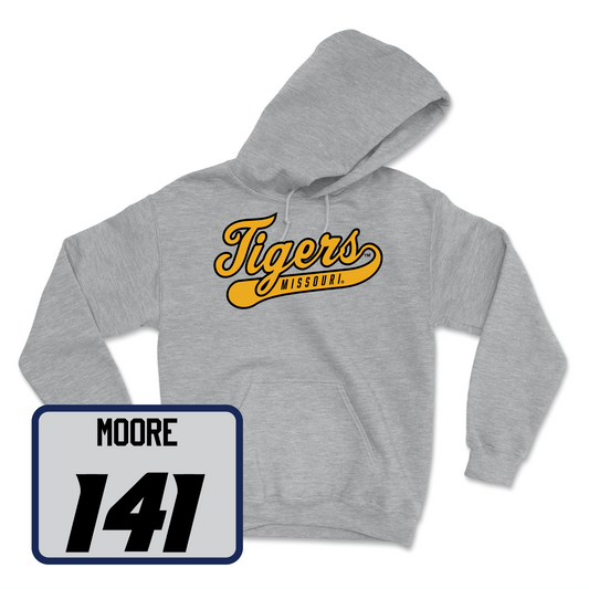 Sport Grey Wrestling Script Hoodie Youth Small / Kade Moore | #141