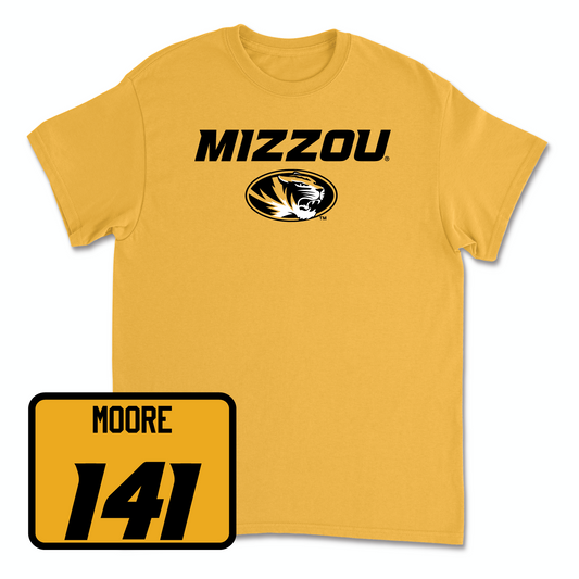 Gold Wrestling Mizzou Tee Youth Small / Kade Moore | #141