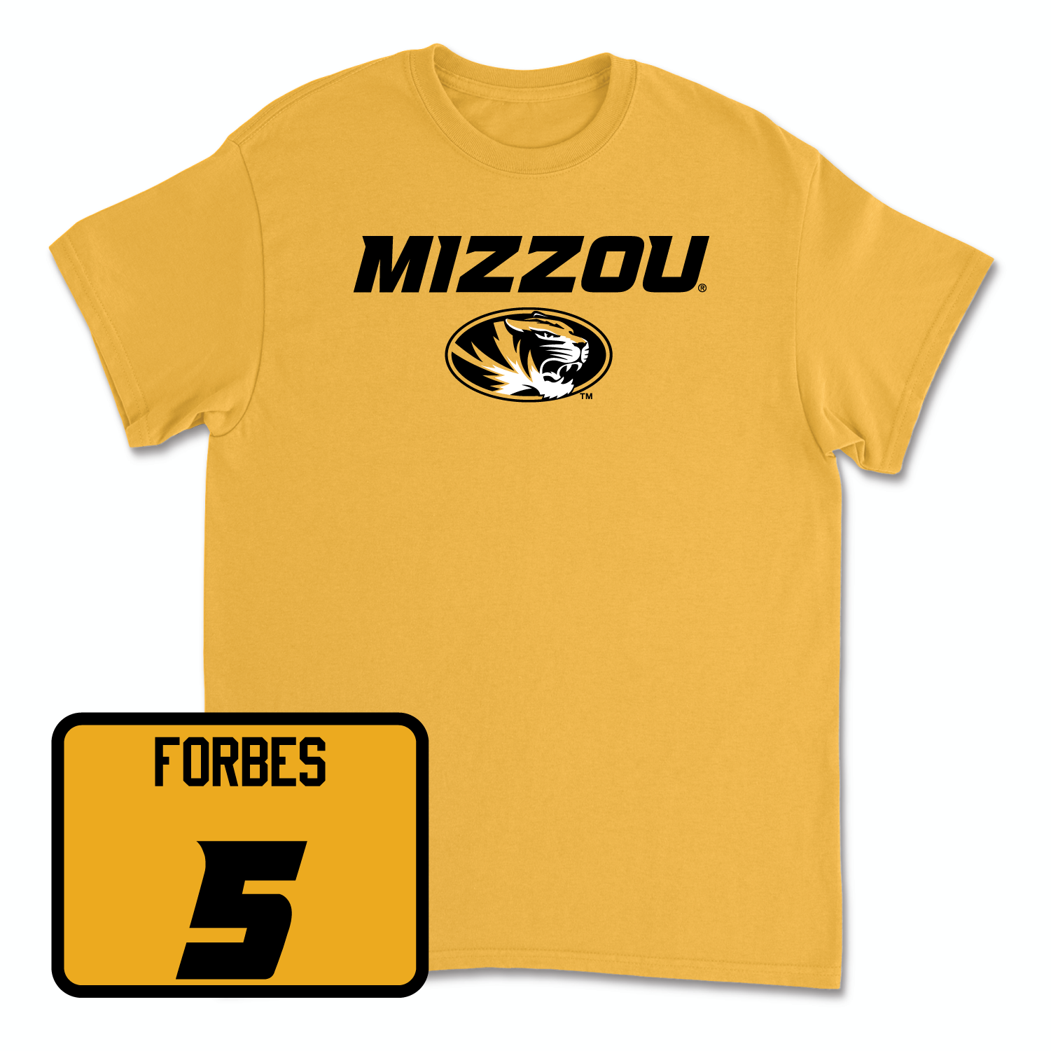 Gold Women's Volleyball Mizzou Tee Youth Small / Lauren Forbes | #5