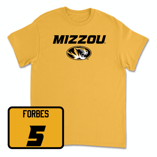 Gold Women's Volleyball Mizzou Tee Youth Small / Lauren Forbes | #5