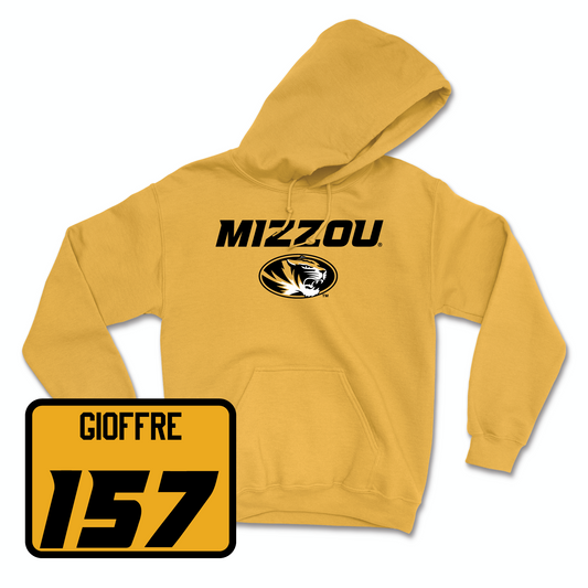 Gold Wrestling Mizzou Hoodie Youth Small / Logan Gioffre | #157