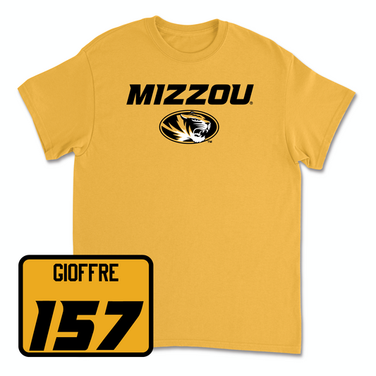 Gold Wrestling Mizzou Tee Youth Small / Logan Gioffre | #157