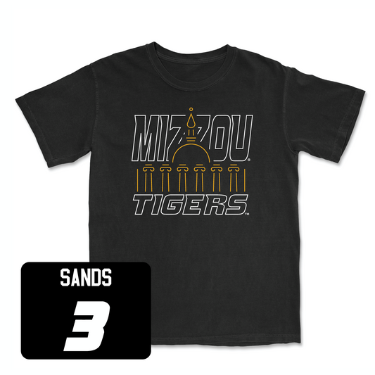 Black Women's Volleyball Columns Tee Youth Small / Maya Sands | #3