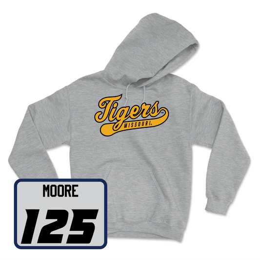 Sport Grey Wrestling Script Hoodie 2 Youth Small / Peyton Moore | #125