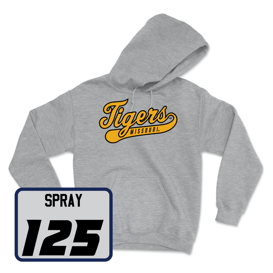 Sport Grey Wrestling Script Hoodie 2 Youth Small / Preston Spray | #125