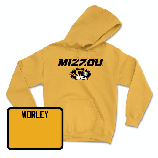 Gold Track & Field Mizzou Hoodie 2 Youth Small / Quentin Worley
