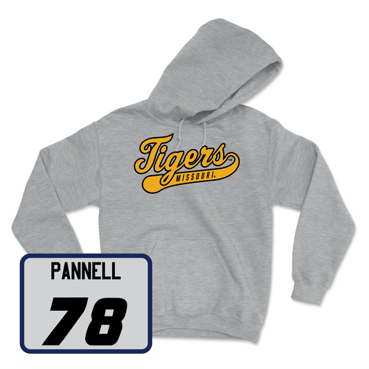 Sport Grey Softball Script Hoodie 2 Small / Taylor Pannell | #78