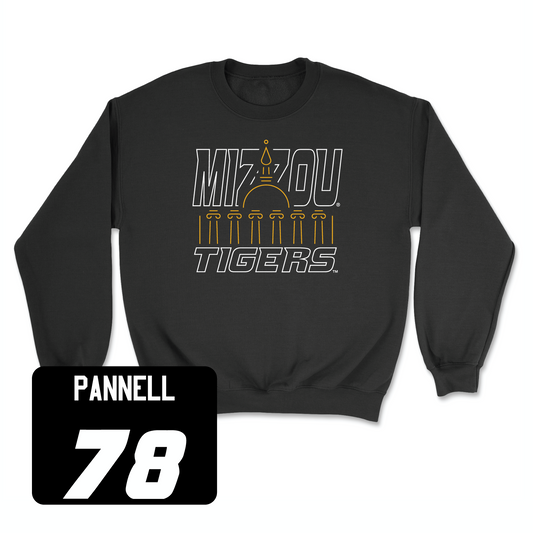 Black Softball Columns Crew 2 Youth Small / Taylor Pannell | #78