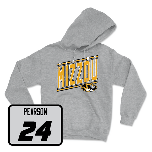 Sport Grey Women's Volleyball Vintage Hoodie  - Alayna Pearson