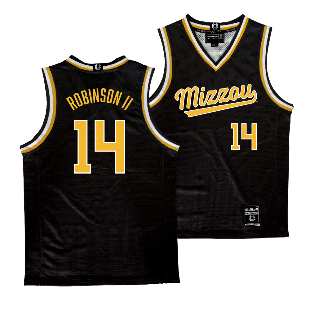 Mizzou Men's Basketball Black Jersey - Anthony Robinson II | #14