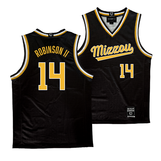 Mizzou Men's Basketball Black Jersey - Anthony Robinson II | #14