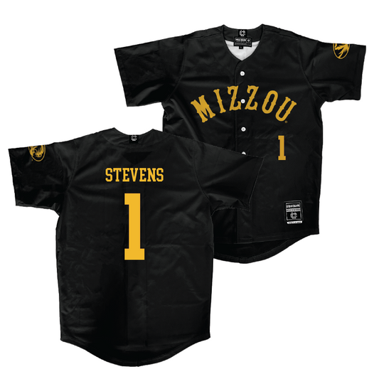 Mizzou Baseball Black Jersey - Julian "juju" Stevens | #1