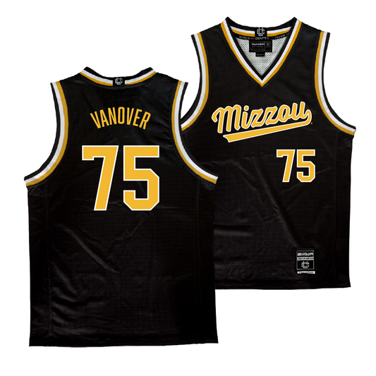 Mizzou Men's Basketball Black Jersey - Connor Vanover | #75