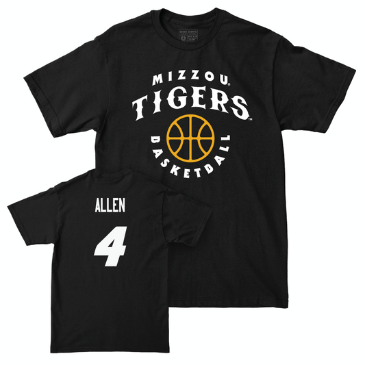 Men's Basketball Black Hardwood Tee  - Marcus Allen