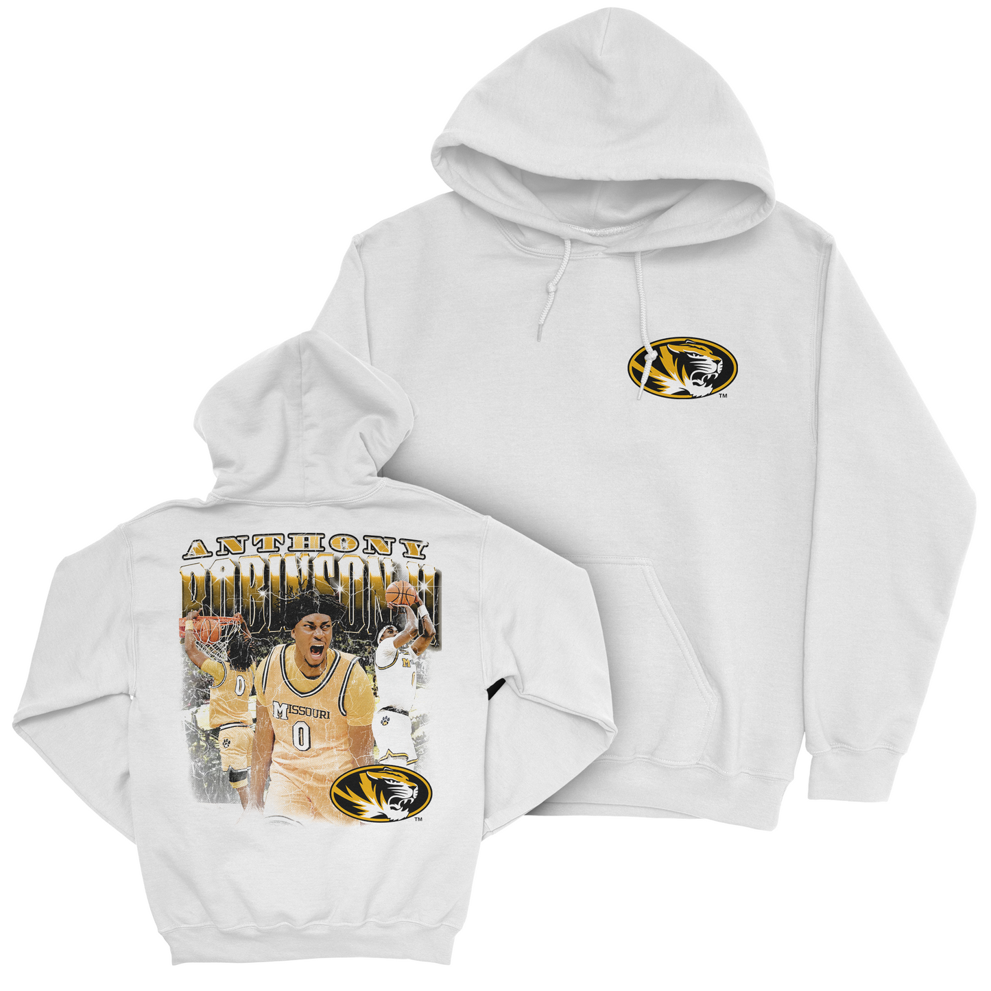 EXCLUSIVE RELEASE: Anthony Robinson II 90s White Hoodie