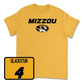 Gold Softball Mizzou Tee - Danielle Blackstun