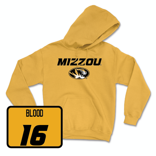 Gold Football Mizzou Hoodie - Daniel Blood