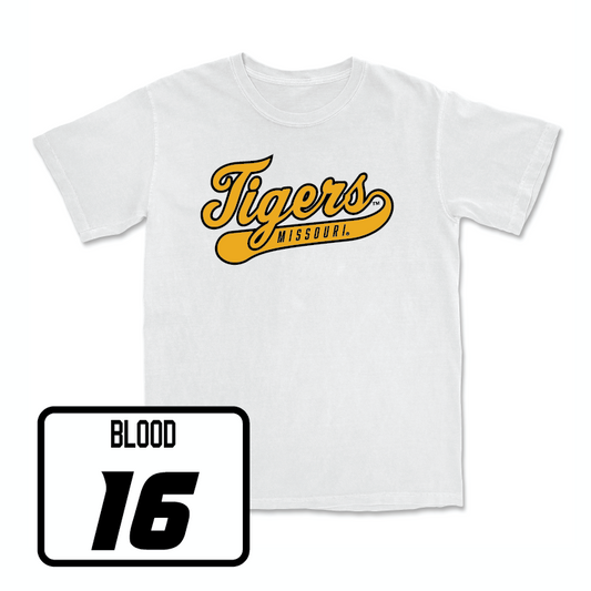 Football White Script Comfort Colors Tee - Daniel Blood