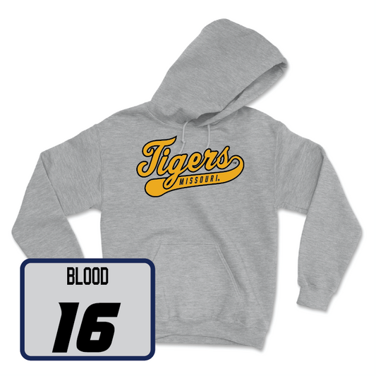 Sport Grey Football Script Hoodie - Daniel Blood