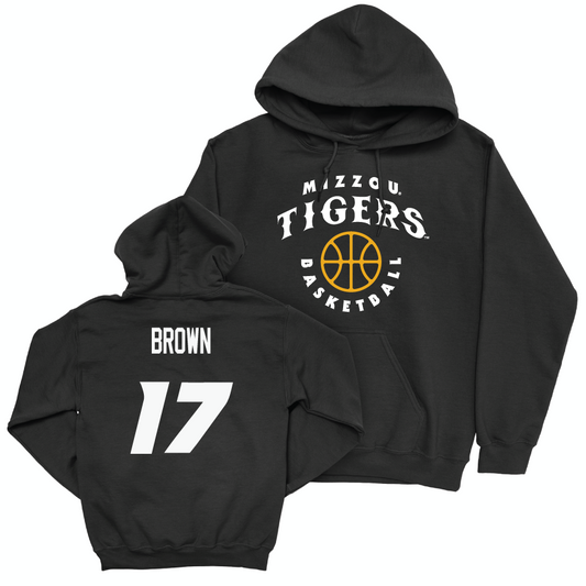 Men's Basketball Black Hardwood Hoodie  - JV Brown