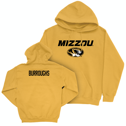 Gold Cheerleading Mizzou Hoodie  - Bryce Burroughs