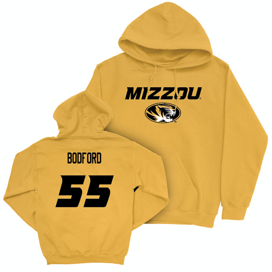 Gold Football Mizzou Hoodie  - Justin Bodford