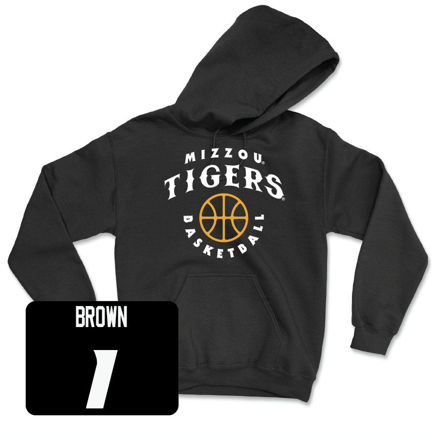 Women's Basketball Black Hardwood Hoodie - De'Myla Brown