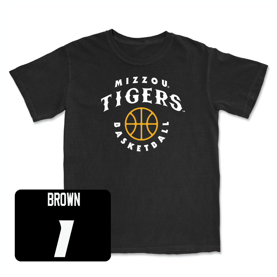 Women's Basketball Black Hardwood Tee - De'Myla Brown