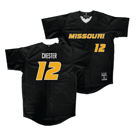 Mizzou Softball Black Jersey - Katie Chester | #12