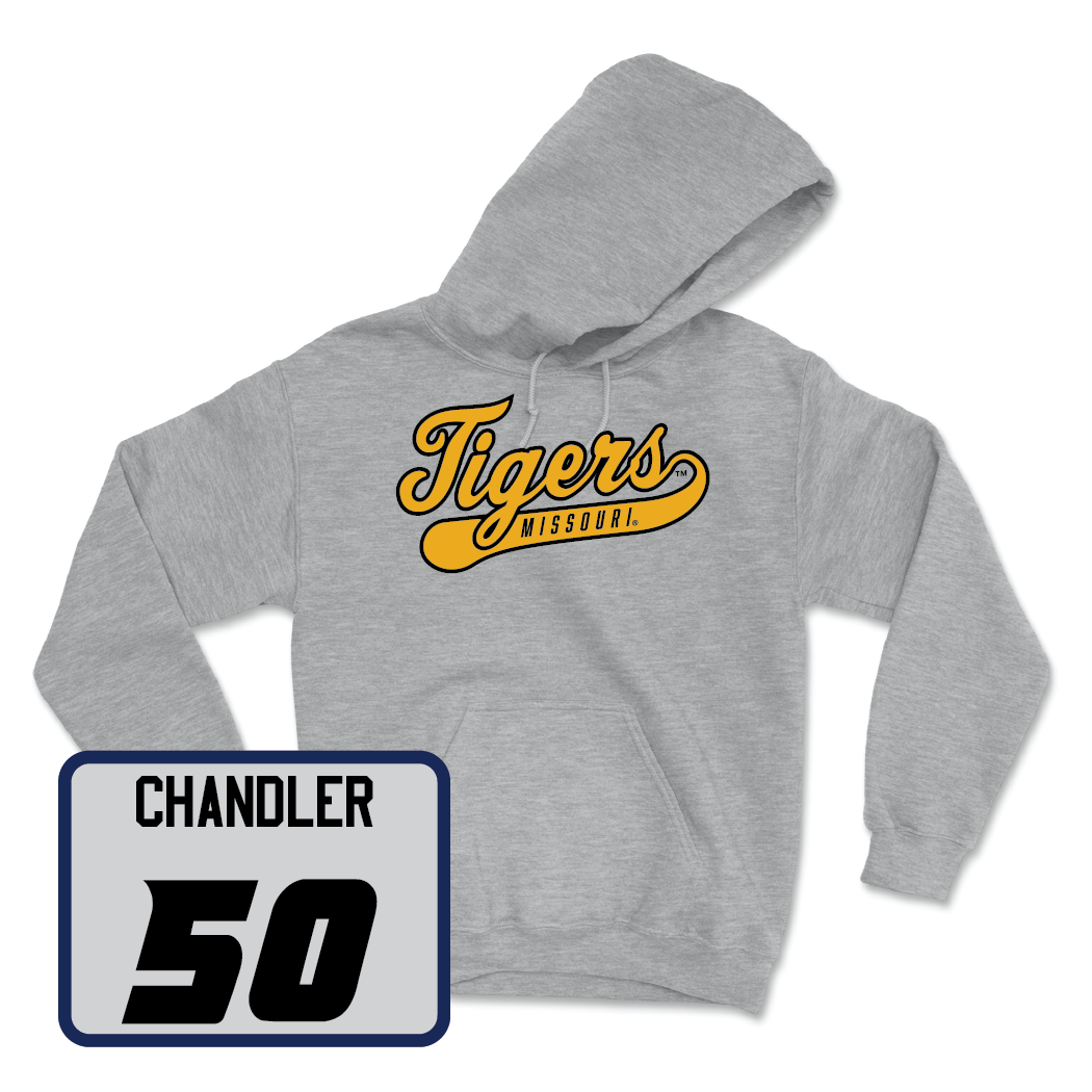 Sport Grey Football Script Hoodie  - Talan Chandler