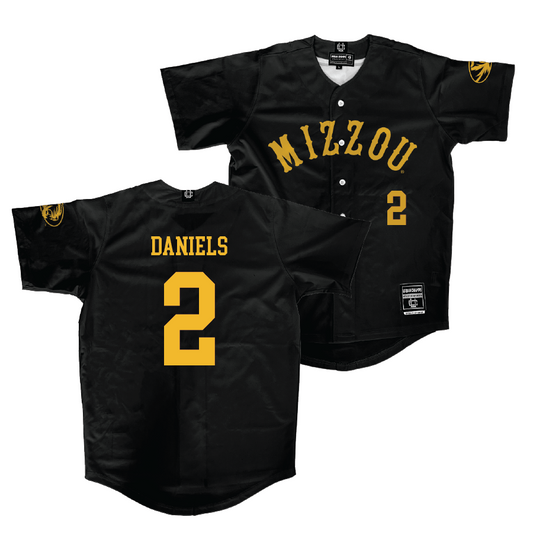 Mizzou Baseball Black Jersey - Brock Daniels | #2