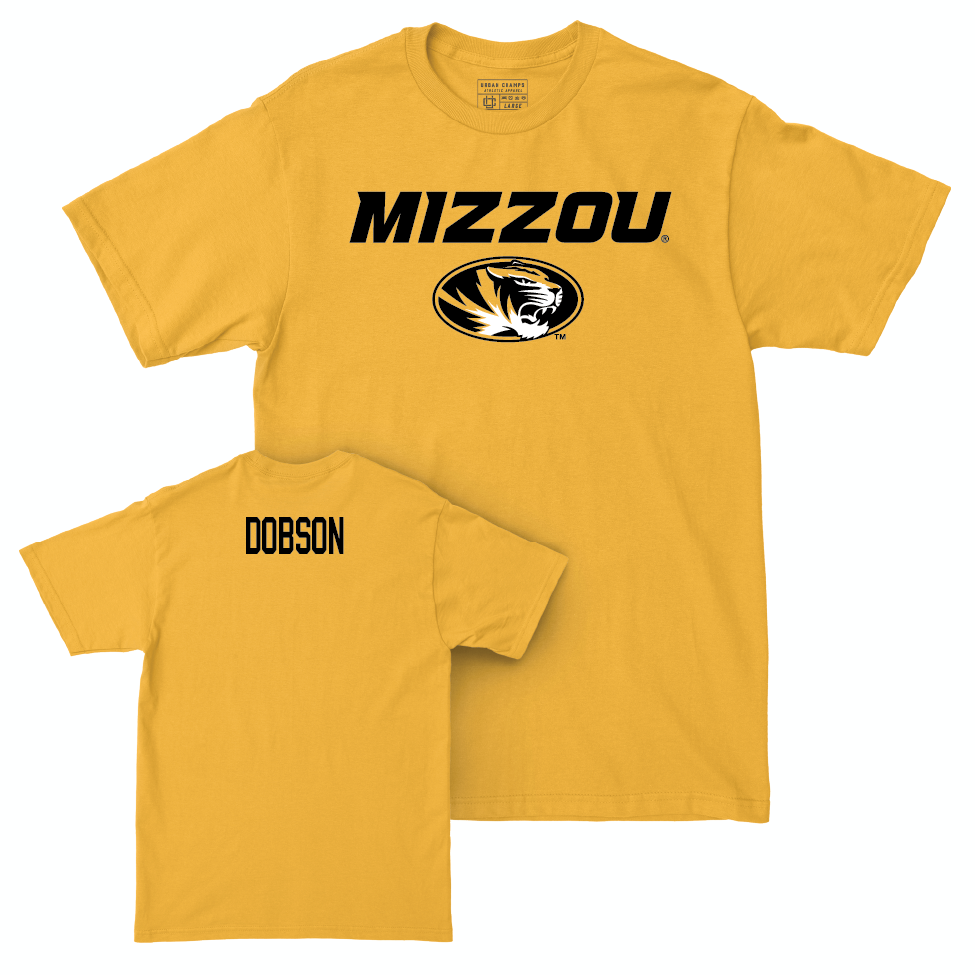 Gold Women's Golf Mizzou Tee  - Addie Dobson