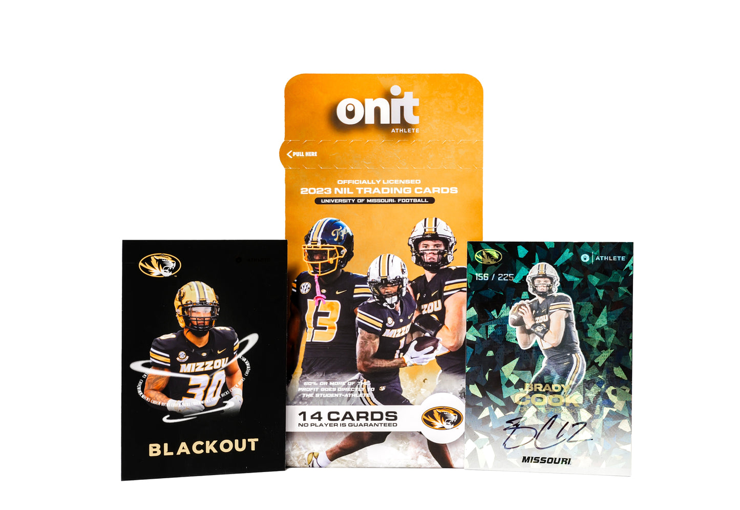 University of Missouri® NIL Football - 2023 Trading Cards - Single Pack