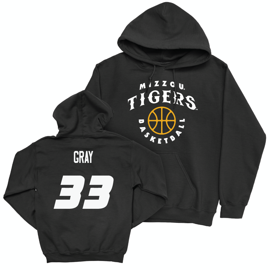 Men's Basketball Black Hardwood Hoodie  - Joshua Gray