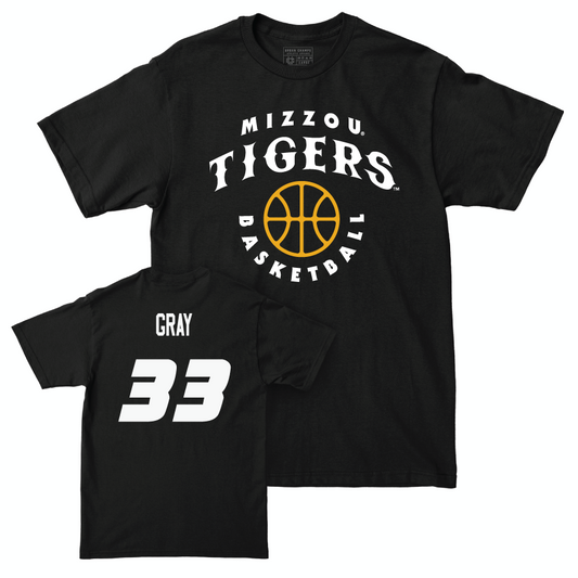 Men's Basketball Black Hardwood Tee  - Joshua Gray