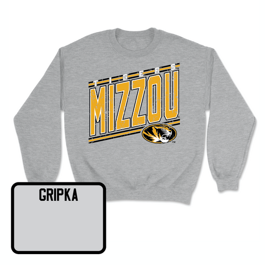 Sport Grey Wrestling Vintage Crew - Cole Gripka