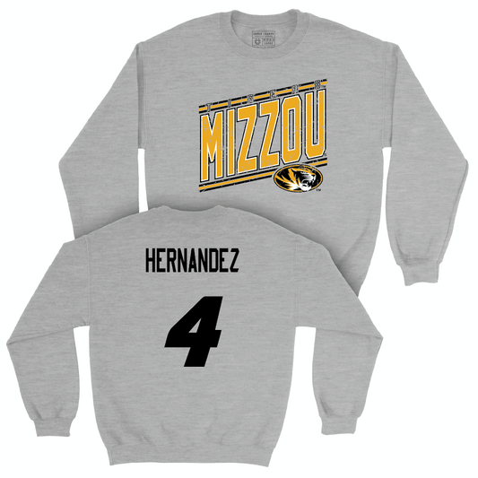 Sport Grey Baseball Vintage Crew  - Jedier Hernandez