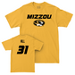 Gold Softball Mizzou Tee  - Saniya Hill