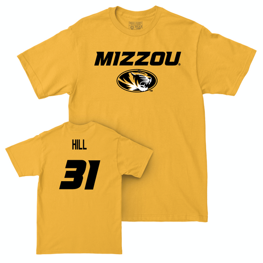 Gold Softball Mizzou Tee  - Saniya Hill