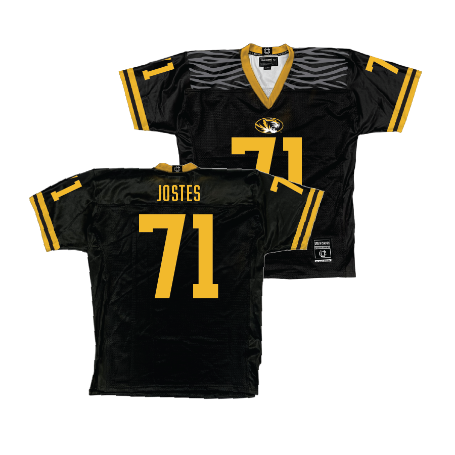 Mizzou Football Black Jersey  - Ryan Jostes | #71